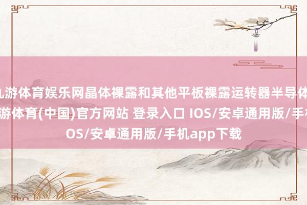 九游体育娱乐网晶体裸露和其他平板裸露运转器半导体(LCDD)-九游体育(中国)官方网站 登录入口 IOS/安卓通用版/手机app下载