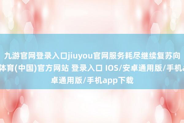 九游官网登录入口jiuyou官网服务耗尽继续复苏向好-九游体育(中国)官方网站 登录入口 IOS/安卓通用版/手机app下载