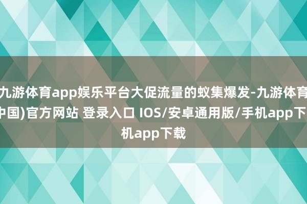 九游体育app娱乐平台大促流量的蚁集爆发-九游体育(中国)官方网站 登录入口 IOS/安卓通用版/手机app下载